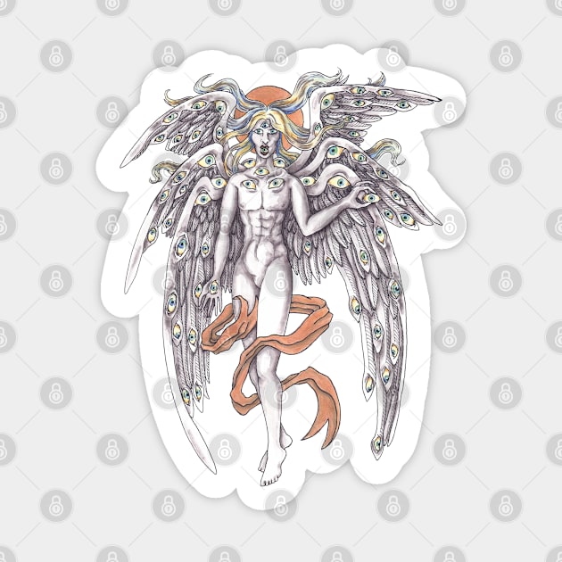 Seraphim Sticker by HintermSpiegel